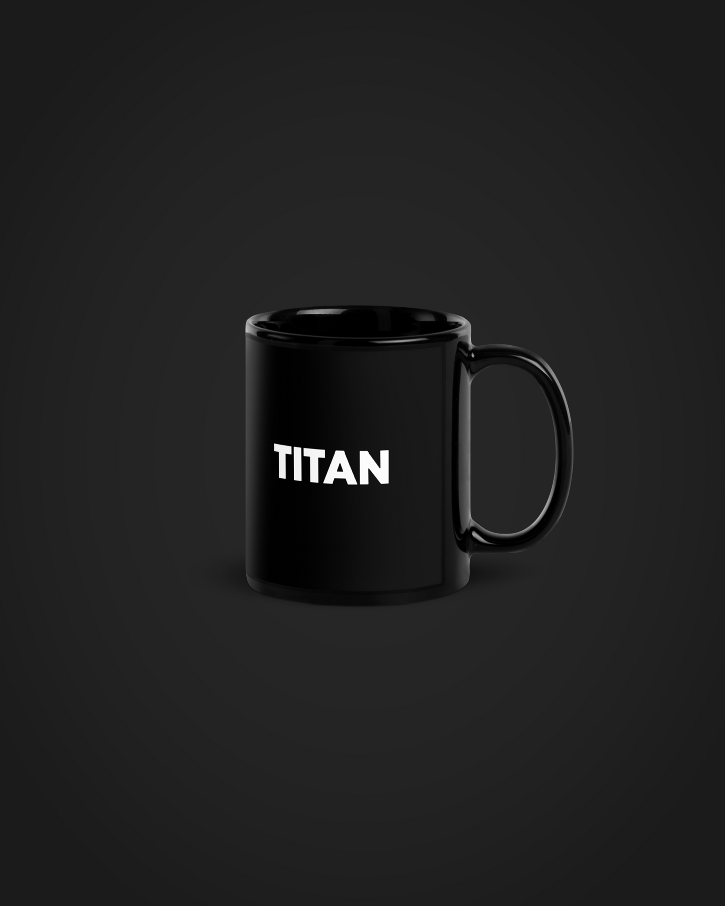 Black Glossy Mug